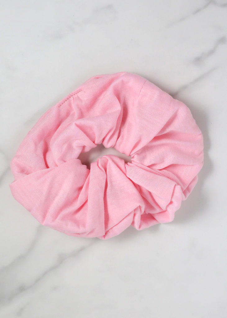 Soft Vibrant Hair Scrunchies Pink HAIR - Shop Miss A