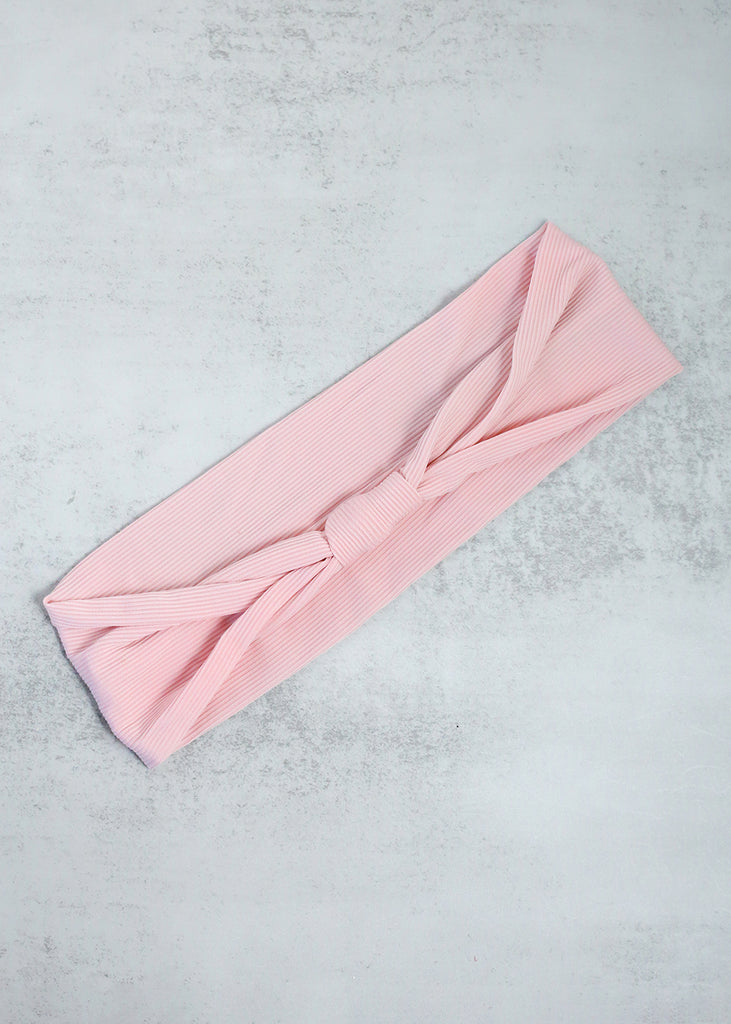 Soft Knot Headband Pink HAIR - Shop Miss A