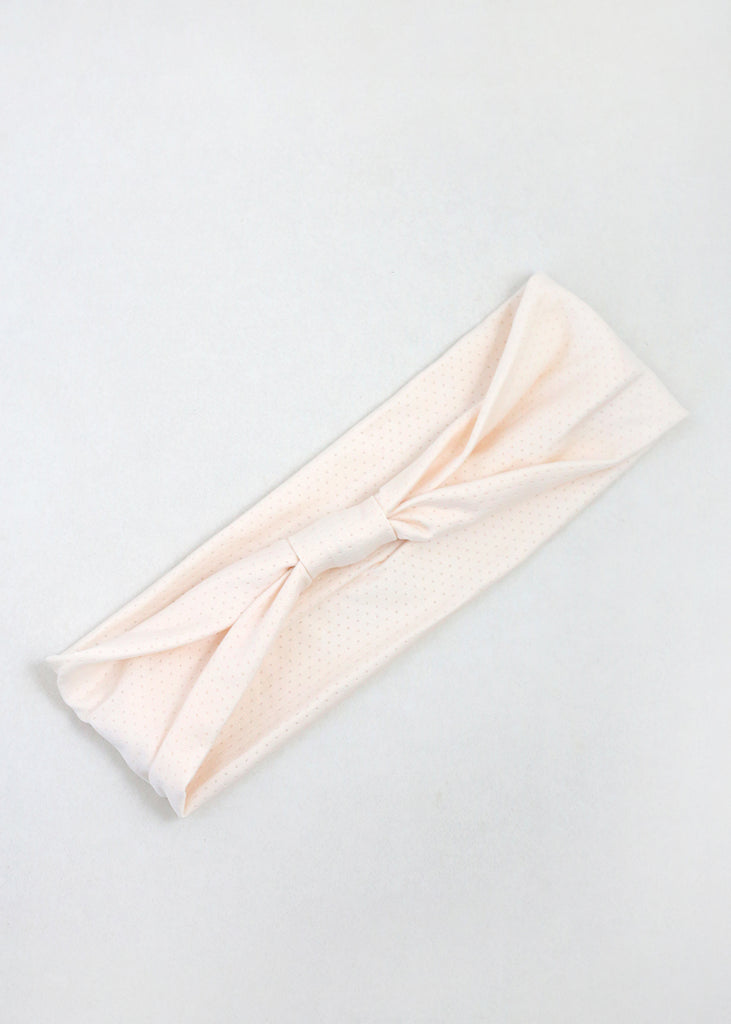 Stretchy Sports Headband Cream HAIR - Shop Miss A