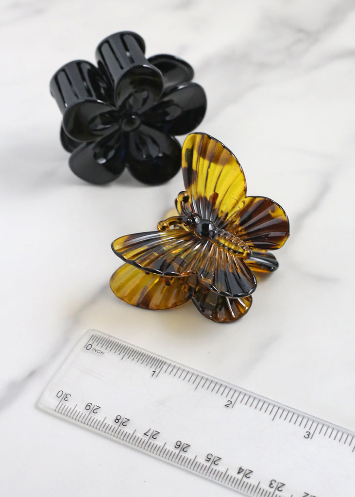 2 PC Butterfly & Flower Hair Clip HAIR - Shop Miss A