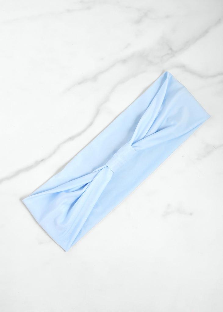 Yoga Knot Headband Blue HAIR - Shop Miss A