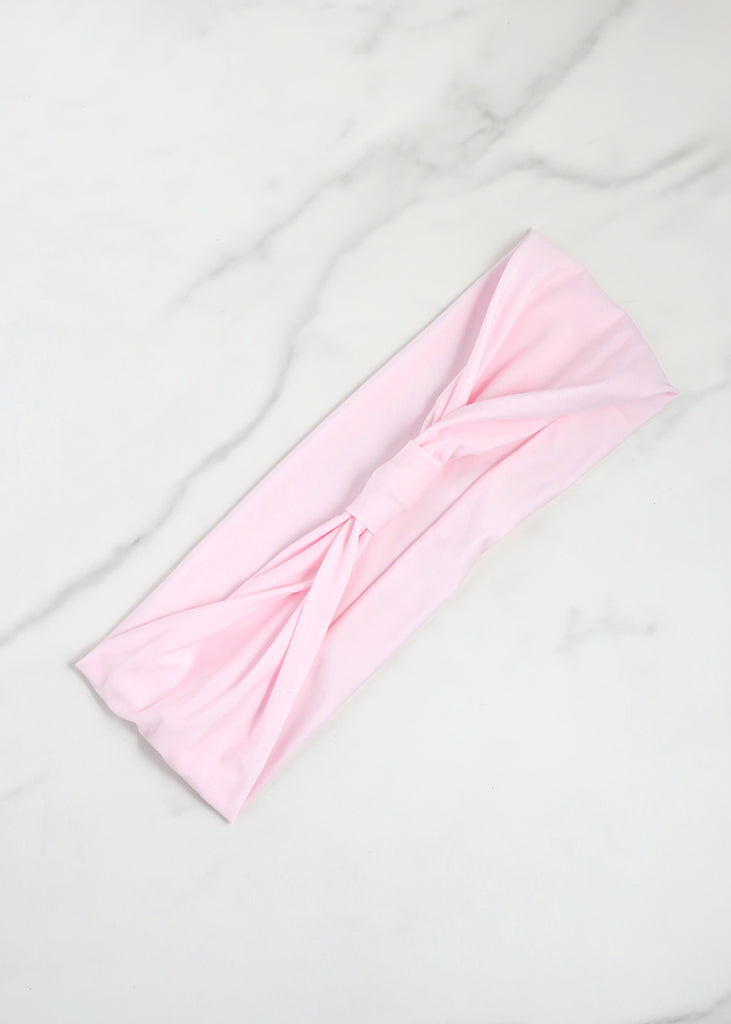 Yoga Knot Headband Light Pink HAIR - Shop Miss A