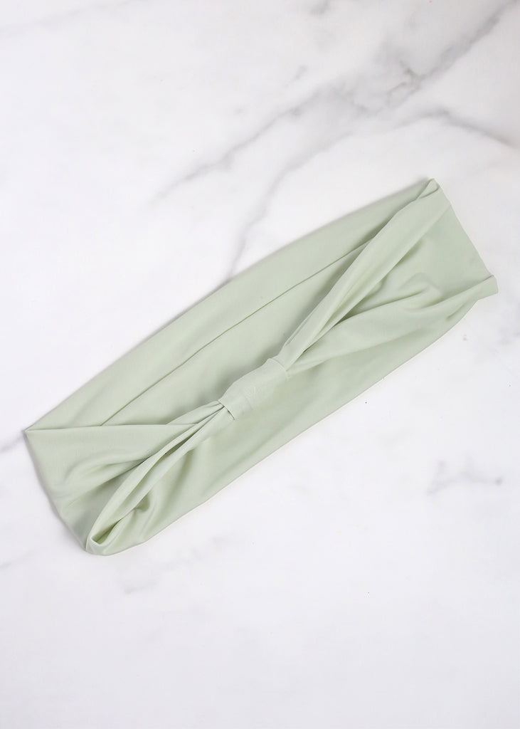 Yoga Knot Headband Green HAIR - Shop Miss A