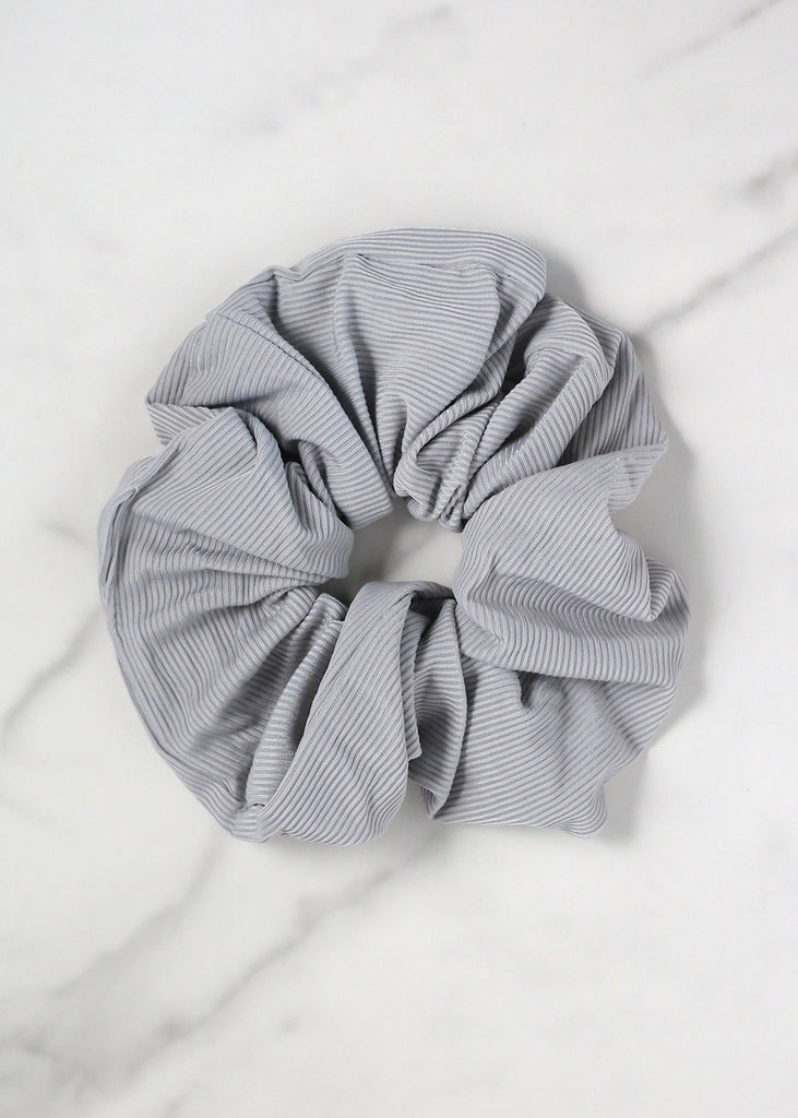 Soft Pastel Hair Scrunchies Grey HAIR - Shop Miss A