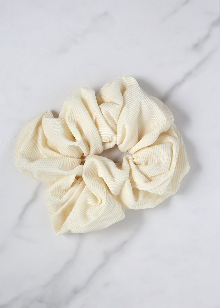 Soft Pastel Hair Scrunchies Cream HAIR - Shop Miss A