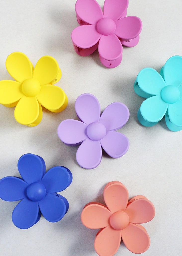 Large Colorful Flower Hair Clips HAIR - Shop Miss A