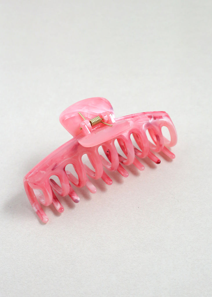 Marbled Hair Claw Clips Pink HAIR - Shop Miss A