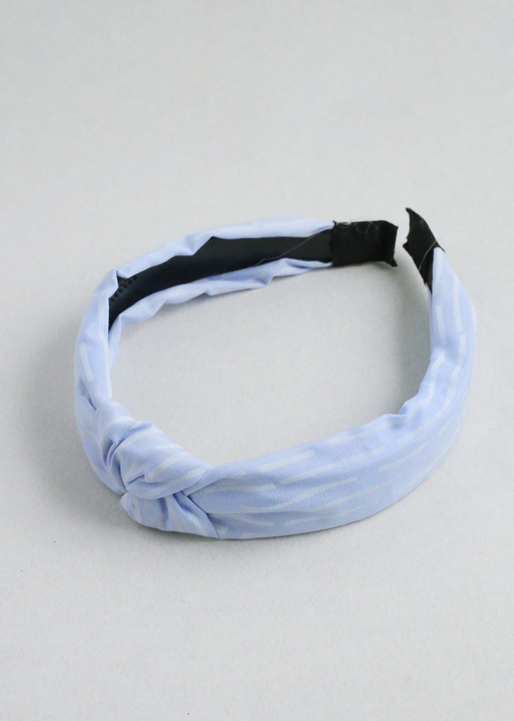 Chic Knotted Headband Blue HAIR - Shop Miss A