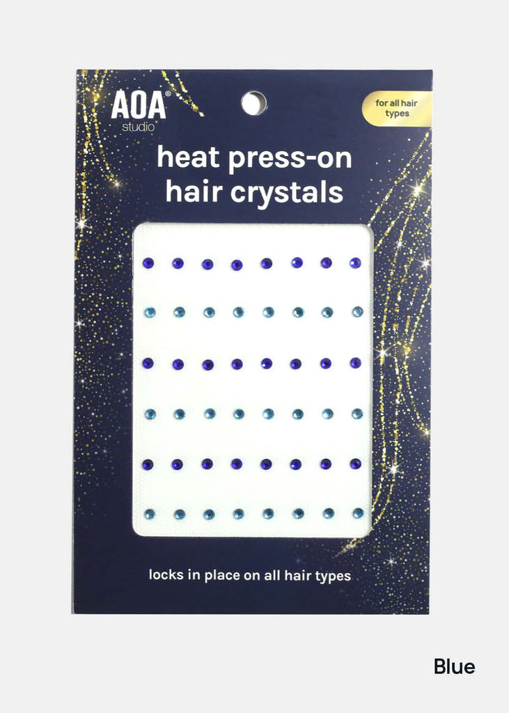 AOA Heat Press-On Hair Crystals Blue COSMETICS - Shop Miss A