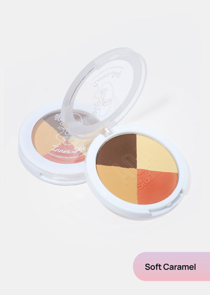 AOA Inner Self Color Correcting Pressed Powder Soft Caramel COSMETICS - Shop Miss A