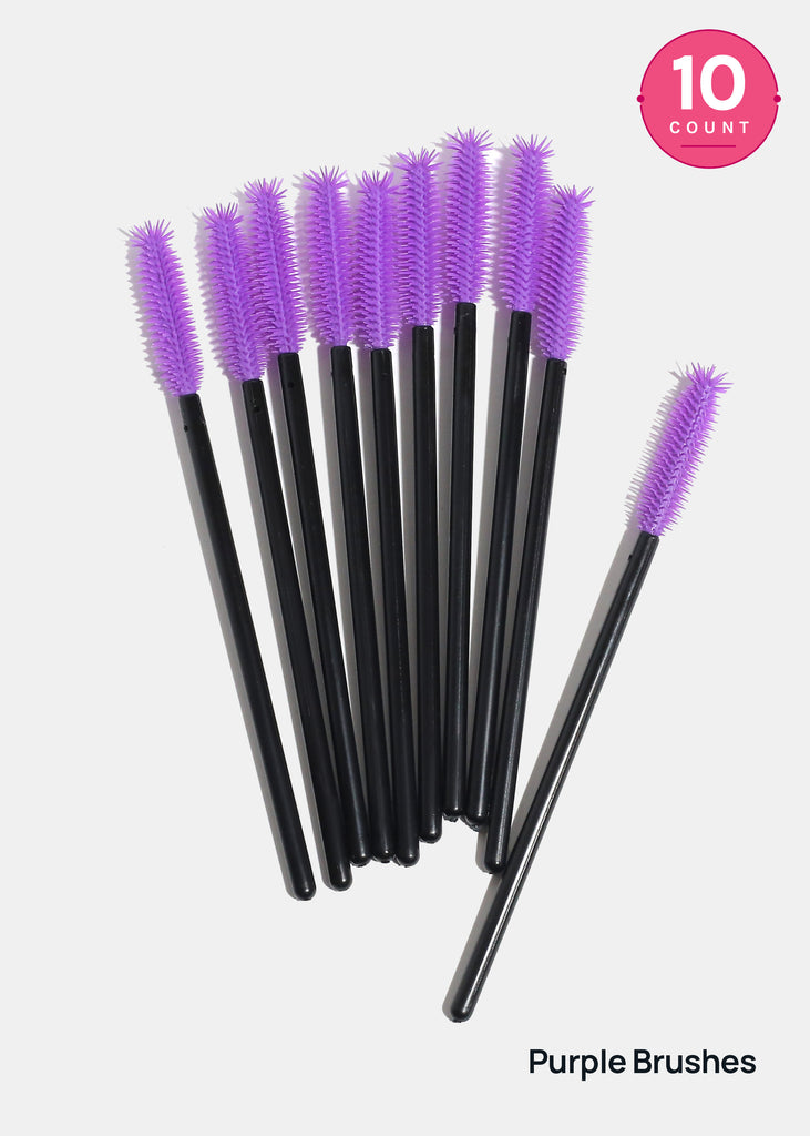 AOA Disposable Silicone Lash + Brow Wands Purple Brushes COSMETICS - Shop Miss A