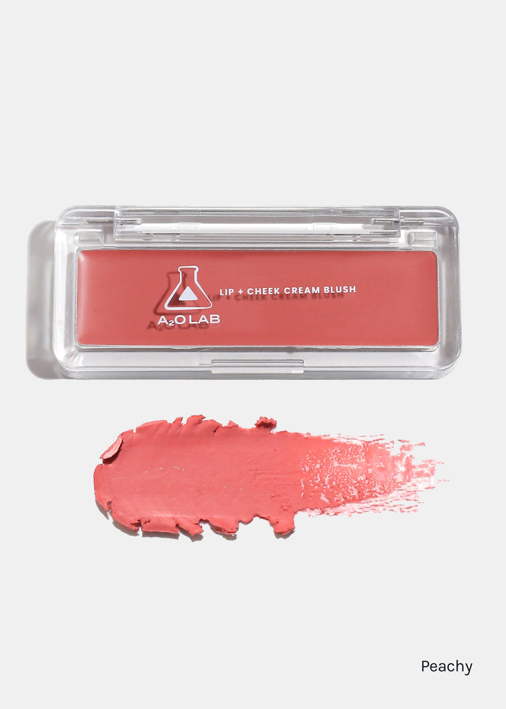 a2o Lab Lip + Cheek Cream Blush Peachy COSMETICS - Shop Miss A