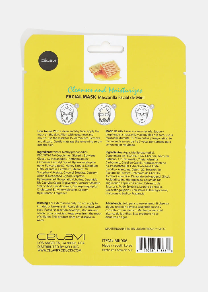 Celavi Honey Sheet Mask  Skincare - Shop Miss A