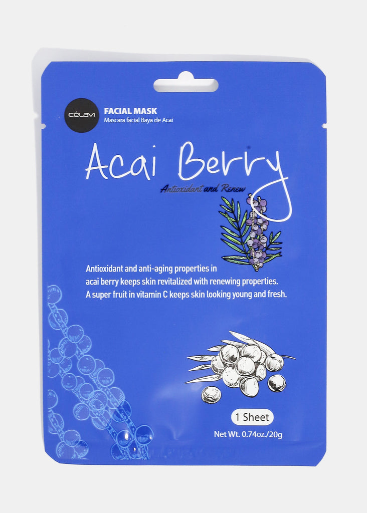 Celavi Acai Berry Sheet Mask  Skincare - Shop Miss A