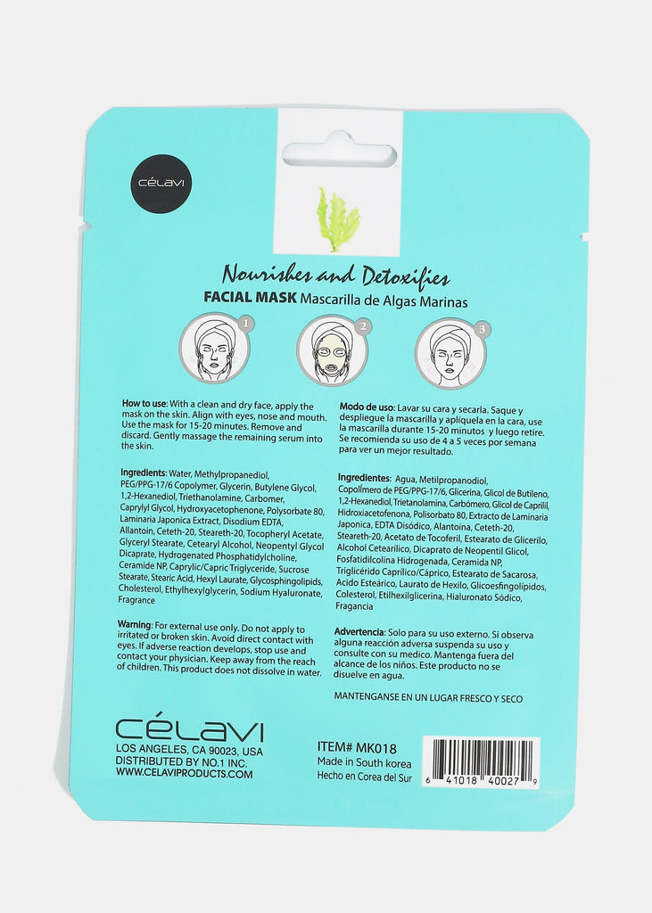 Celavi Seaweed Sheet Mask  Skincare - Shop Miss A