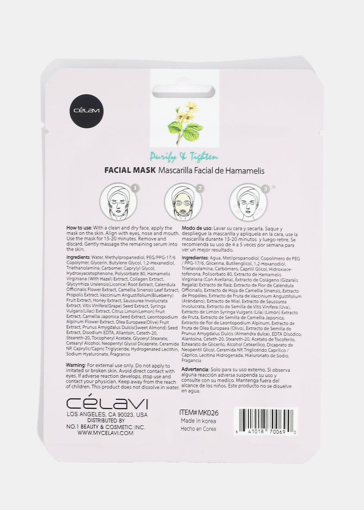 CEV Witch Hazel Sheet Mask  Skincare - Shop Miss A