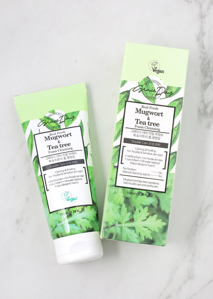 SINDO Graceday Real Fresh Mugwort & Teatree Foam Cleanser  Skincare - Shop Miss A