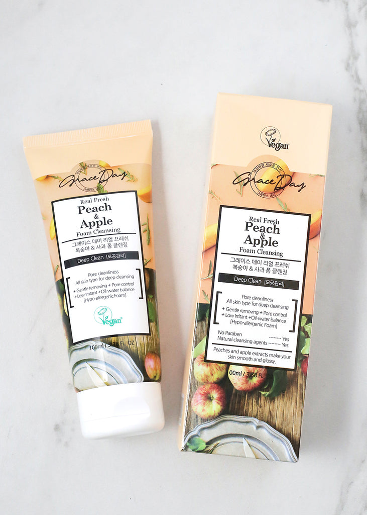 SINDO Graceday Real Fresh Peach & Apple Foam Cleanser  Skincare - Shop Miss A