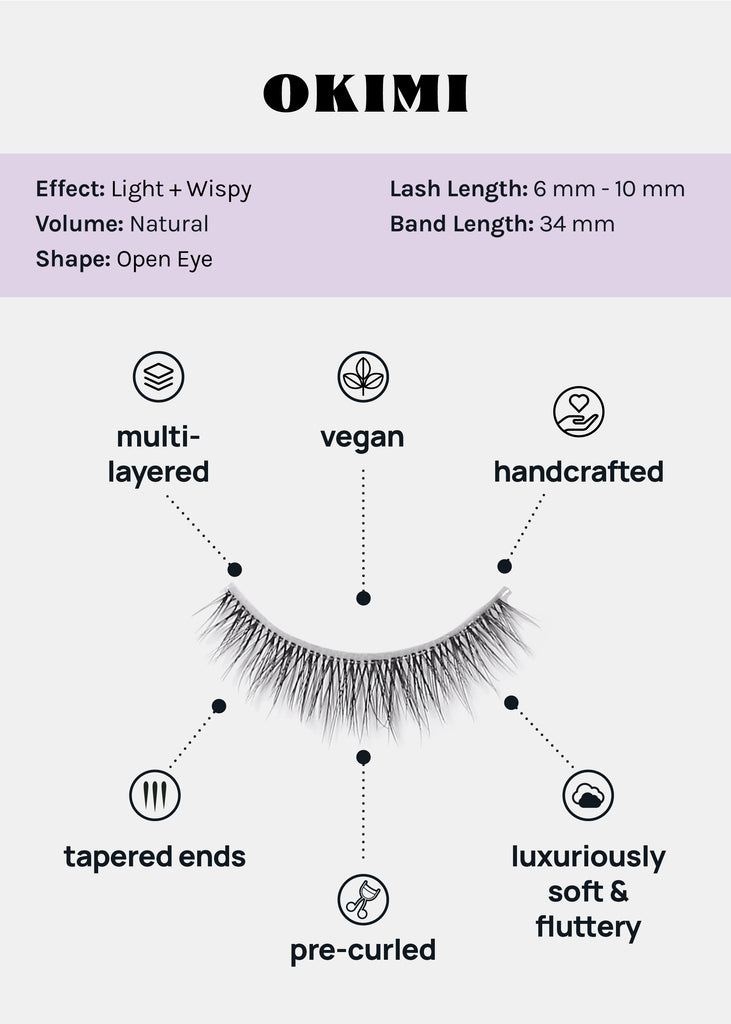 Magical Girl Light Eyelashes – Okimi  COSMETICS - Shop Miss A