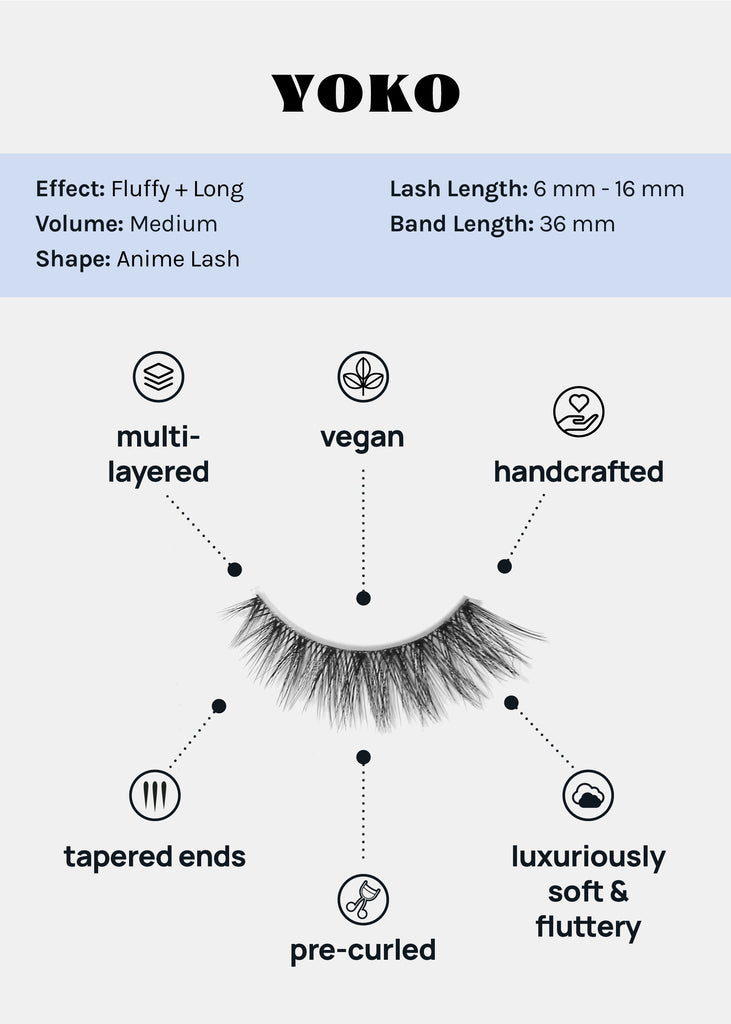 Magical Girl Classic Eyelashes – Yoko  COSMETICS - Shop Miss A