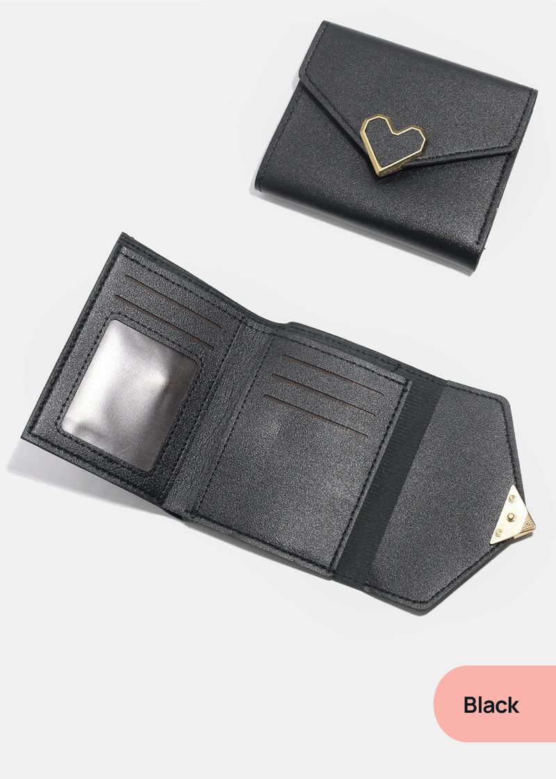 Leather ID Wallet - Black