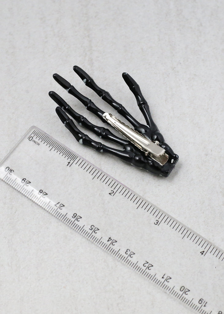 Skeleton Hair Clips Black  HAIR - Shop Miss A