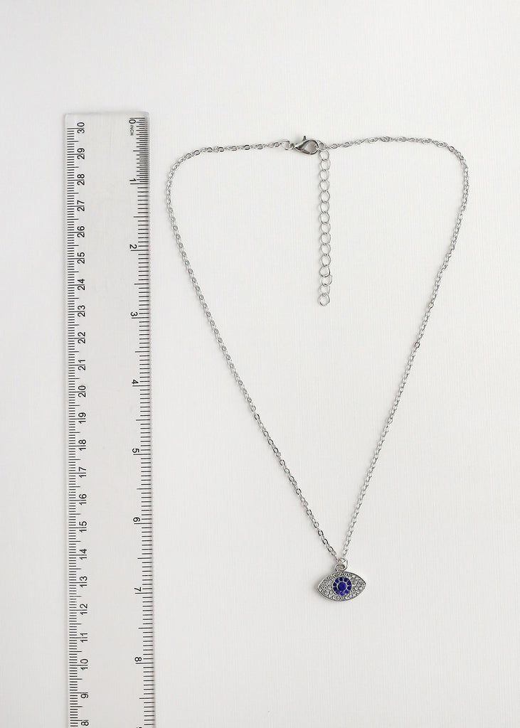 Dazzling Evil Eye Necklace  JEWELRY - Shop Miss A