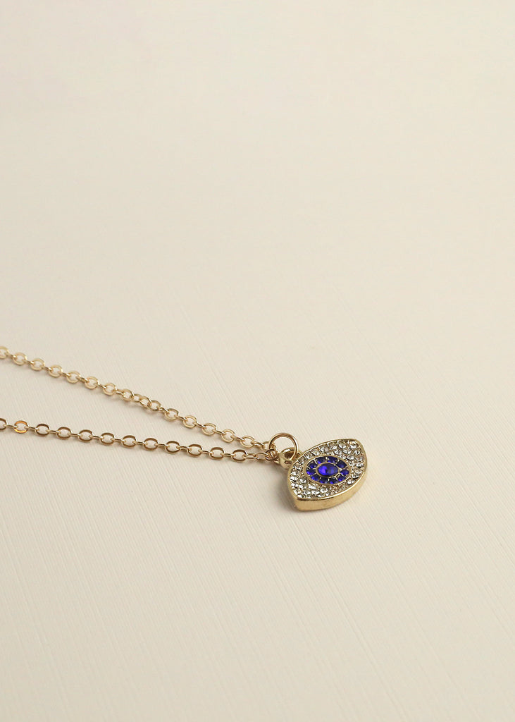 Dazzling Evil Eye Necklace  JEWELRY - Shop Miss A