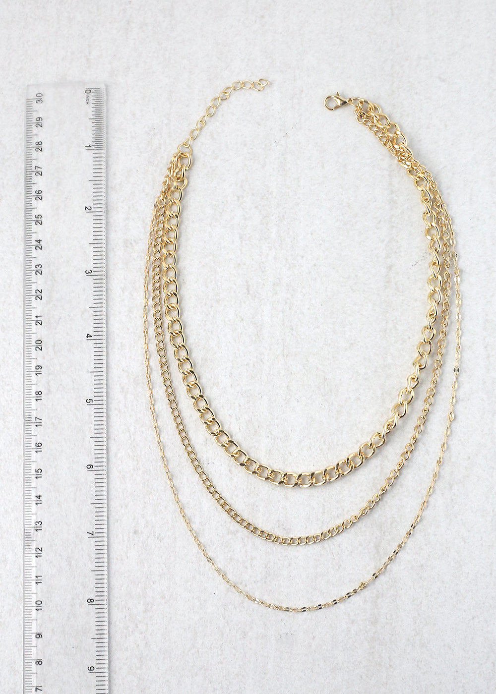 3-Layered Chain Necklace – Shop Miss A