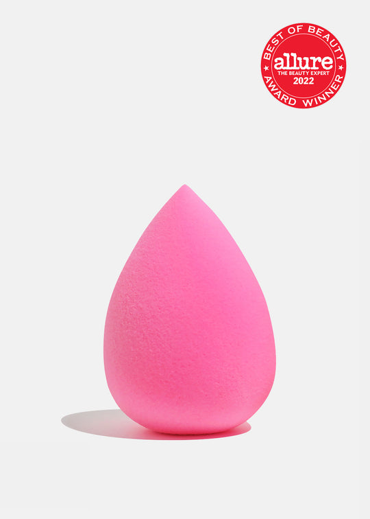 A pink beauty sponge