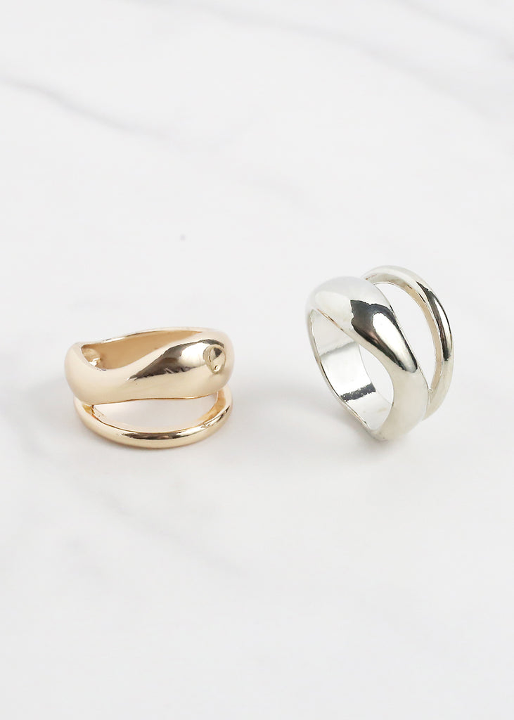 Double Wave Ring  JEWELRY - Shop Miss A