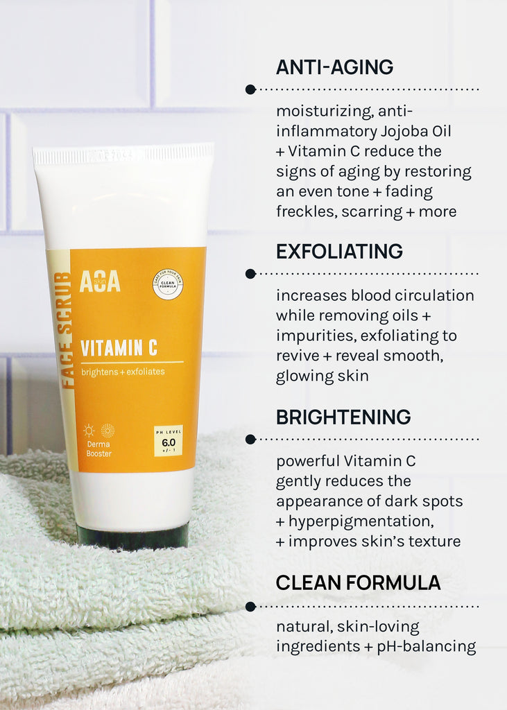 AOA Skin Vitamin C Face Scrub  Skincare - Shop Miss A