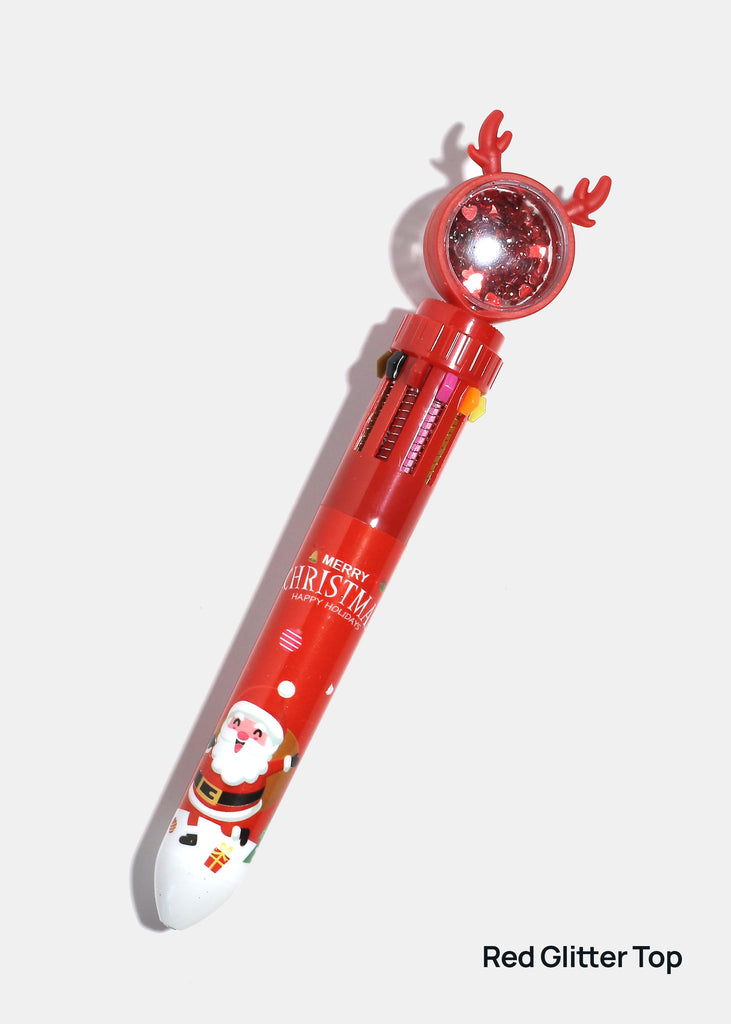 Official Key Items Christmas Multi-Color Pen Red Glitter Top ACCESSORIES - Shop Miss A