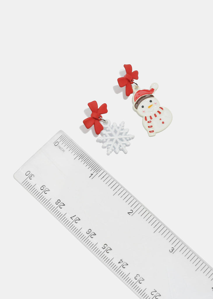 Miss A Christmas Earrings -Snowman  JEWELRY - Shop Miss A