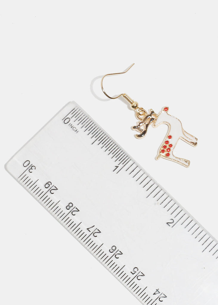 Miss A Christmas Earrings - Deer  JEWELRY - Shop Miss A