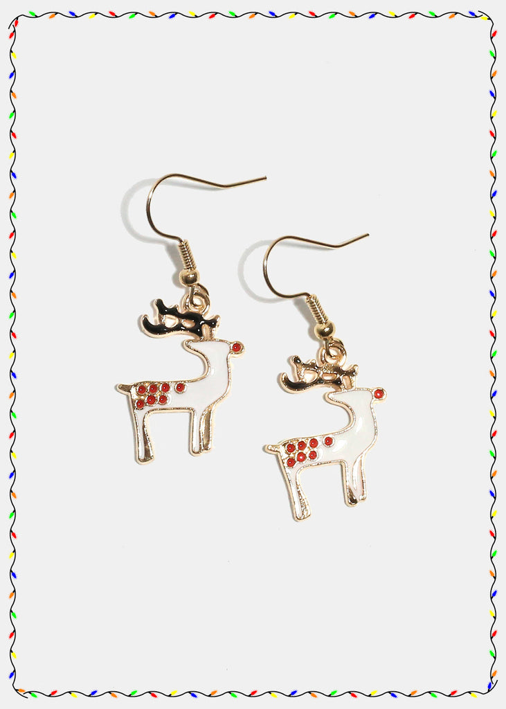 Miss A Christmas Earrings - Deer  JEWELRY - Shop Miss A