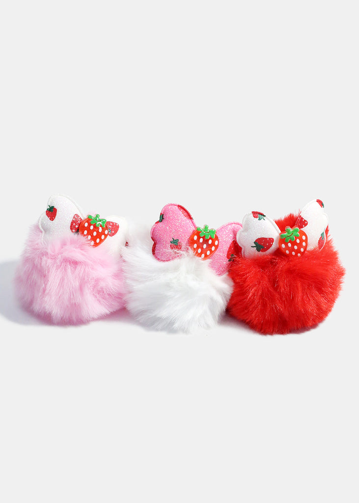 Pom Pom With Bow Keychain  ACCESSORIES - Shop Miss A