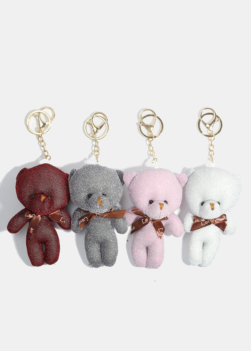 Mini Teddy Lipgloss Keychains