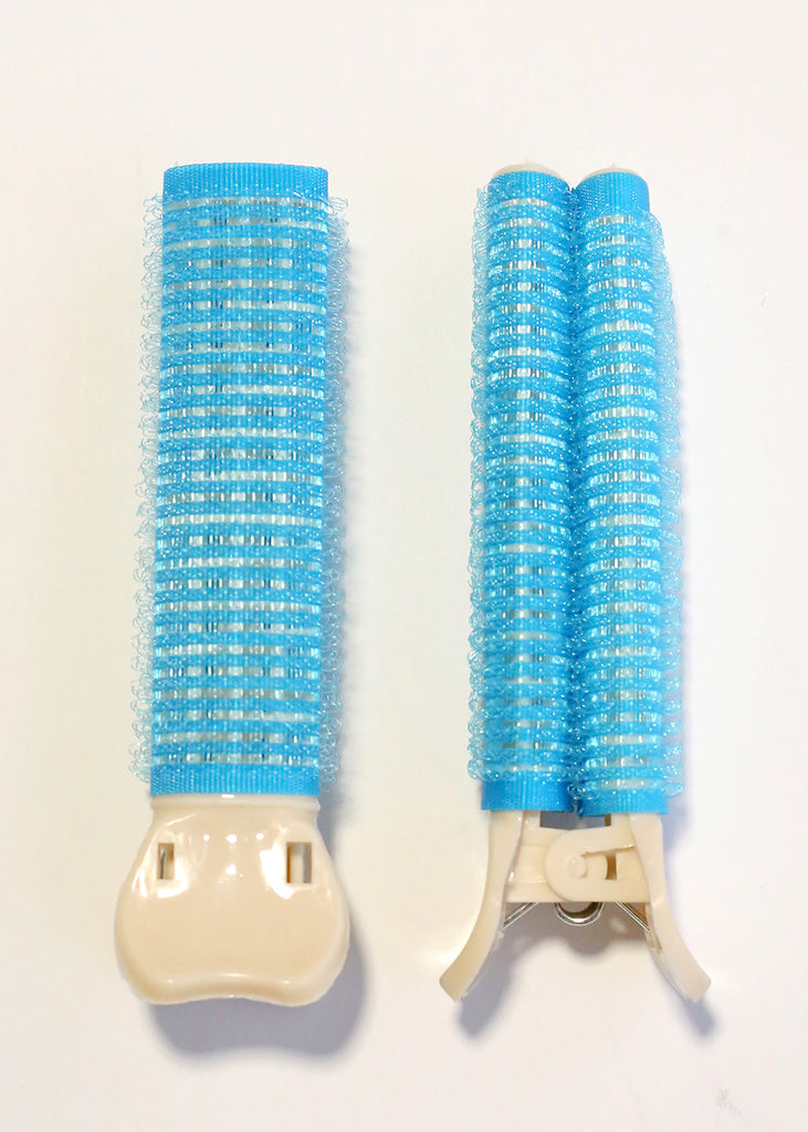 2 Piece Velcro Hair Volume Rollers Blue HAIR - Shop Miss A