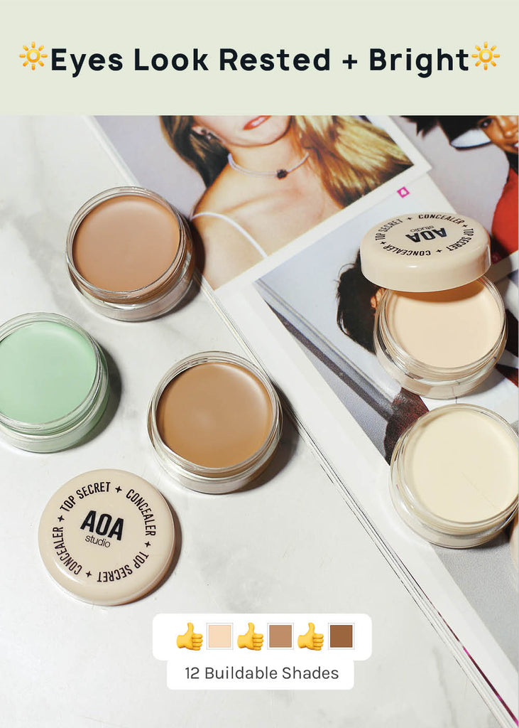 aoa white concealer  affordable eyeshadow primer (MURA LANG TO