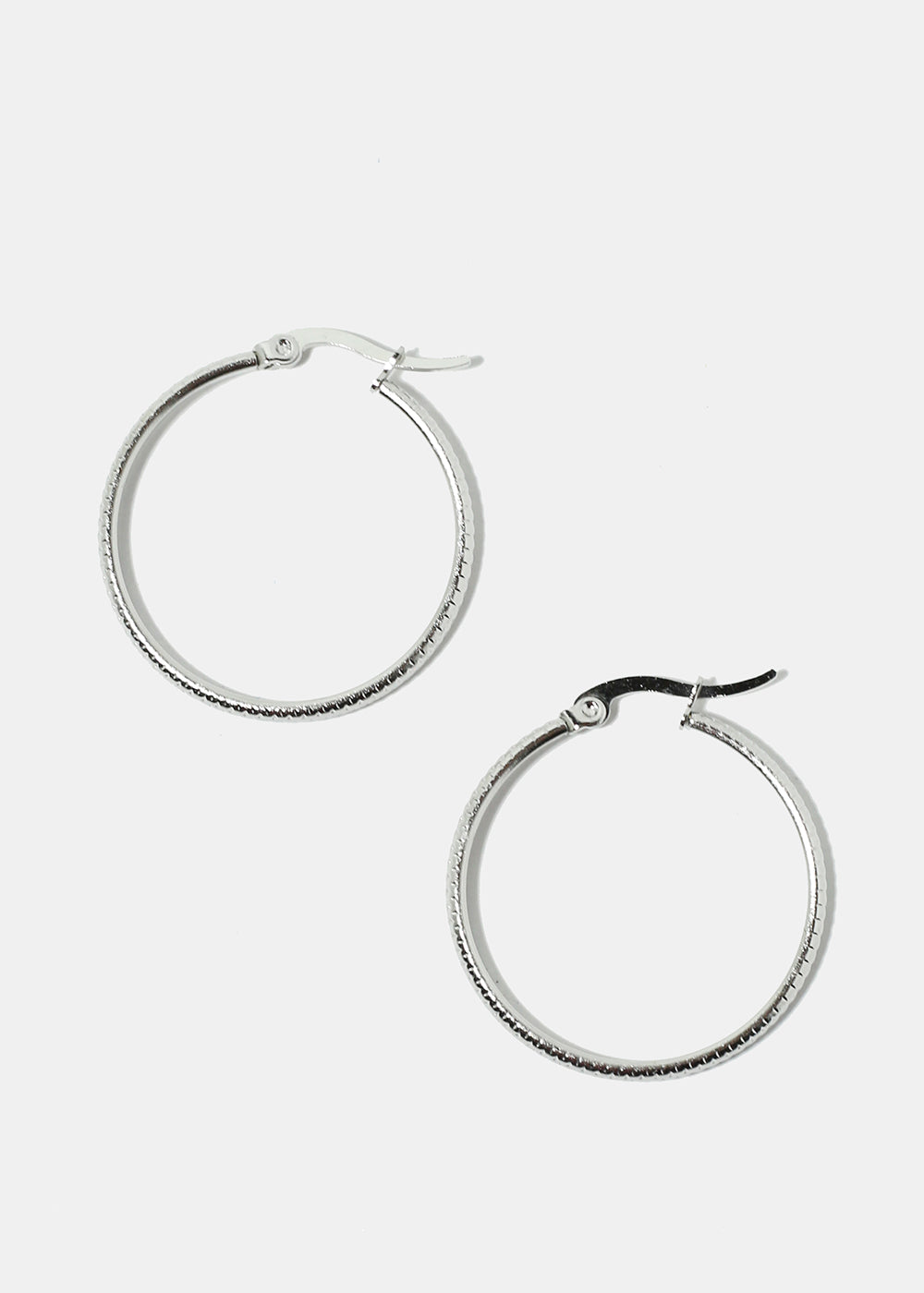 Textured Hoop Earrings – Shop Miss A