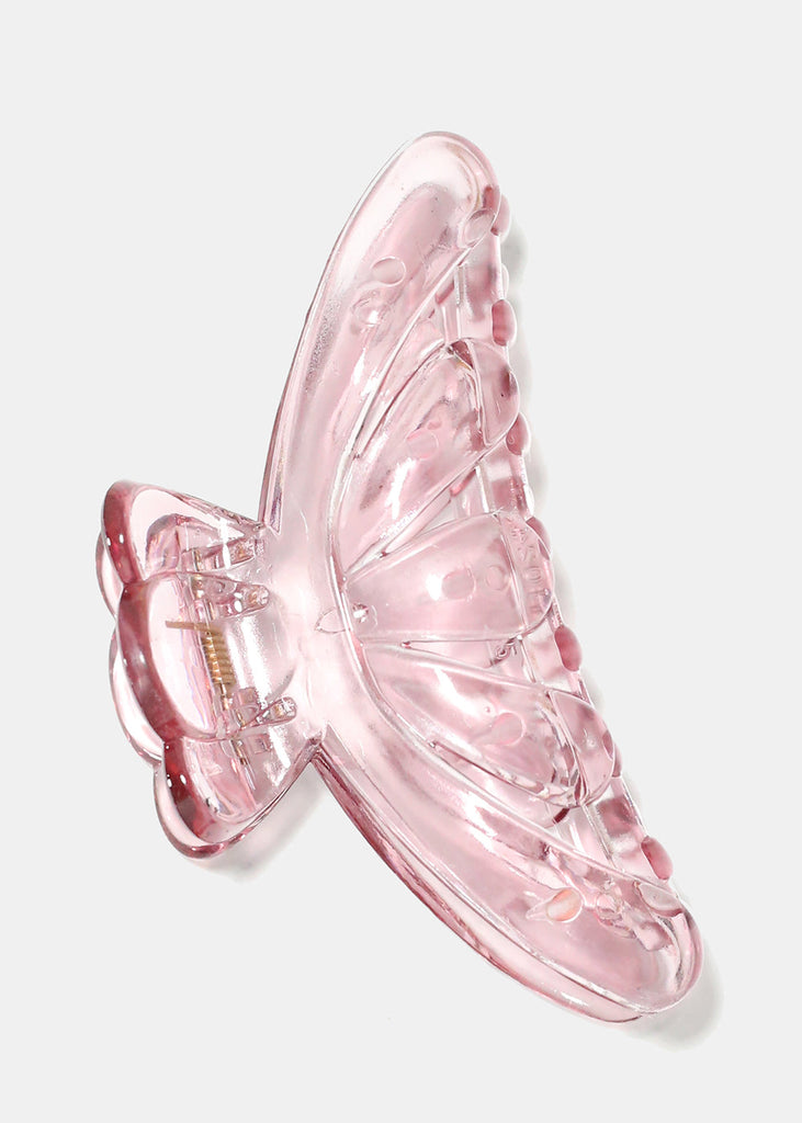 Vintage Transparent Jaw Clip Pink HAIR - Shop Miss A